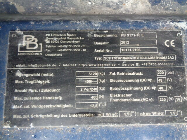 Diversen S171-16 PB S171-16 - Žirklinis keltuvas: foto 5 Diversen S171-16 PB S171-16 - Žirklinis keltuvas: foto 5