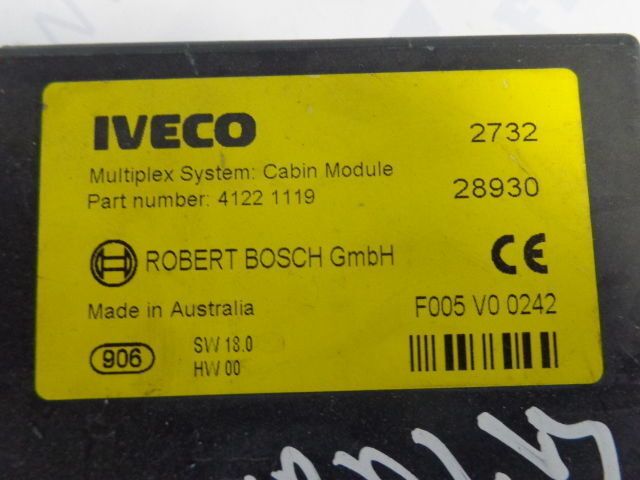 Iveco Multiplex System:Cabin Module ROBERT BOSCH GmbH - Valdymo blokas - Sunkvežimis: foto 3 Iveco Multiplex System:Cabin Module ROBERT BOSCH GmbH - Valdymo blokas - Sunkvežimis: foto 3