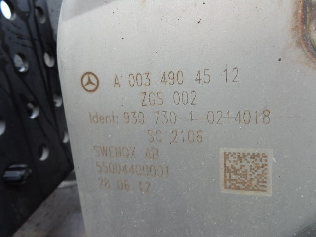 Mercedes-Benz MP4 EURO 5 exhaust gas catalyst - Katalizatorius - Sunkvežimis: foto 5 Mercedes-Benz MP4 EURO 5 exhaust gas catalyst - Katalizatorius - Sunkvežimis: foto 5