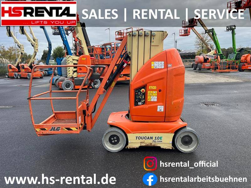 JLG Toucan 10E elektro 10m (1812) - Alkūninis keltuvas: foto 1 JLG Toucan 10E elektro 10m (1812) - Alkūninis keltuvas: foto 1