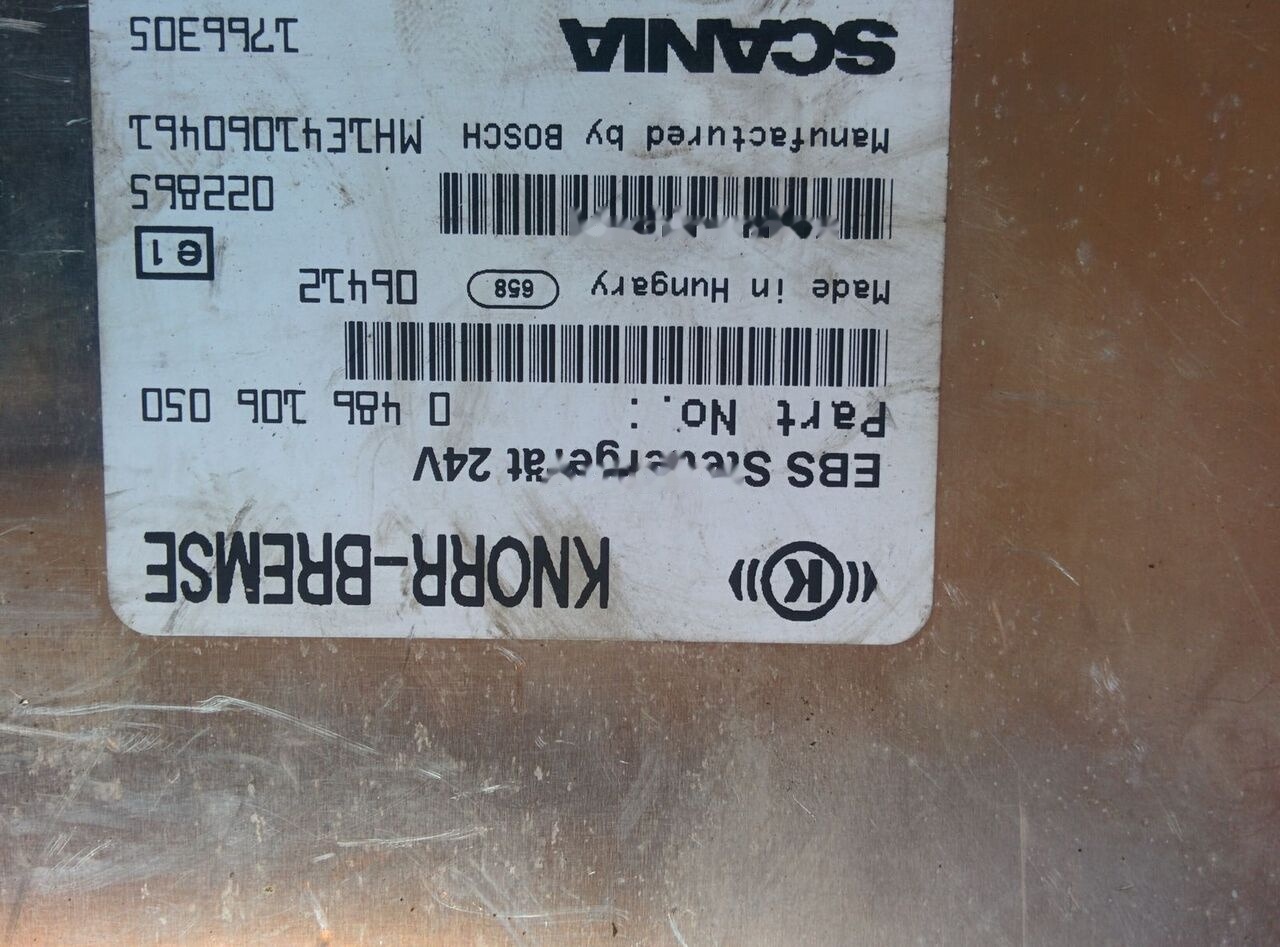 Bosch 0486106059 Scania OMNI LINK - Valdymo blokas - Autobusas: foto 4 Bosch 0486106059 Scania OMNI LINK - Valdymo blokas - Autobusas: foto 4
