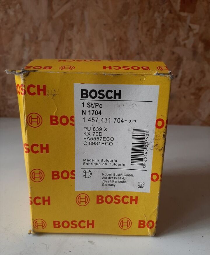 Bosch 1457431704 - Kuro filtras - Autobusas: foto 1 Bosch 1457431704 - Kuro filtras - Autobusas: foto 1
