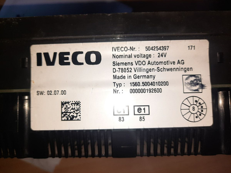 Iveco климат контроль Iveko - Prietaisų skydas: foto 4 Iveco климат контроль Iveko - Prietaisų skydas: foto 4