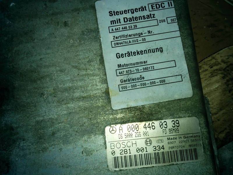 Mercedes-Benz EDC - Valdymo blokas: foto 2 Mercedes-Benz EDC - Valdymo blokas: foto 2