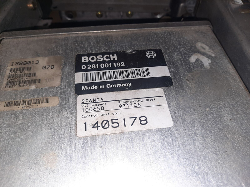 Scania 0281001192 - Valdymo blokas: foto 1 Scania 0281001192 - Valdymo blokas: foto 1