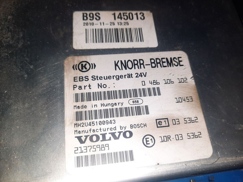 Scania 0486106065. 0486106026. 0486106028. 0486106041. - Valdymo blokas: foto 2 Scania 0486106065. 0486106026. 0486106028. 0486106041. - Valdymo blokas: foto 2