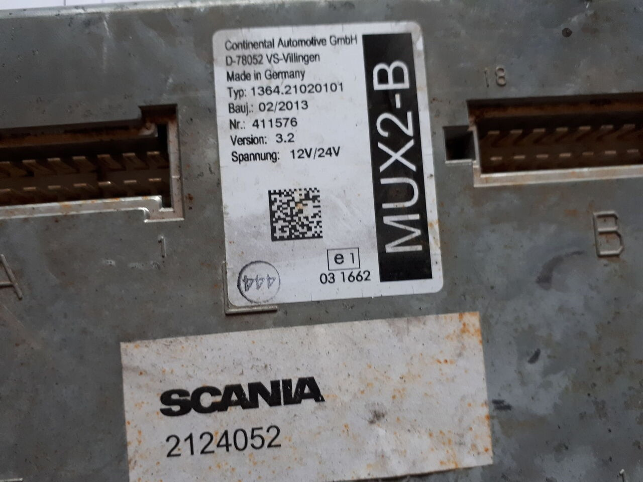 Scania MUX2-B MUX2-M.MUX2-B+/ ZR2-BS/ ZR2-BD Scania Neoplan - Valdymo blokas - Autobusas: foto 3 Scania MUX2-B MUX2-M.MUX2-B+/ ZR2-BS/ ZR2-BD Scania Neoplan - Valdymo blokas - Autobusas: foto 3