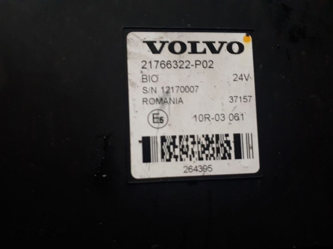 Volvo 20503188-P04.3195082-2 R03 Volvo B12 - Valdymo blokas - Autobusas: foto 2 Volvo 20503188-P04.3195082-2 R03 Volvo B12 - Valdymo blokas - Autobusas: foto 2