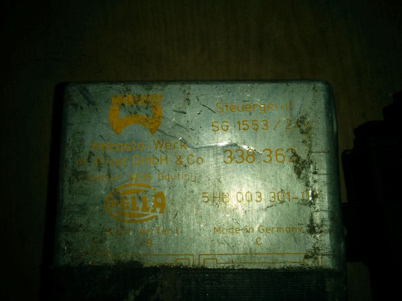 Webasto 4460550520 - Valdymo blokas: foto 4 Webasto 4460550520 - Valdymo blokas: foto 4