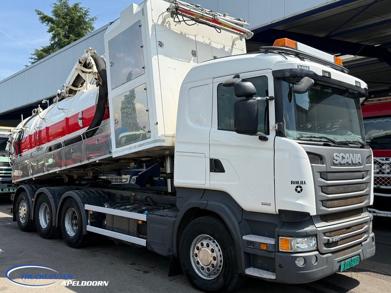 Scania R490 Euro 6, Rolba Inox / Edelstahl, 8x4 - Asenizatorius: foto 1 Scania R490 Euro 6, Rolba Inox / Edelstahl, 8x4 - Asenizatorius: foto 1