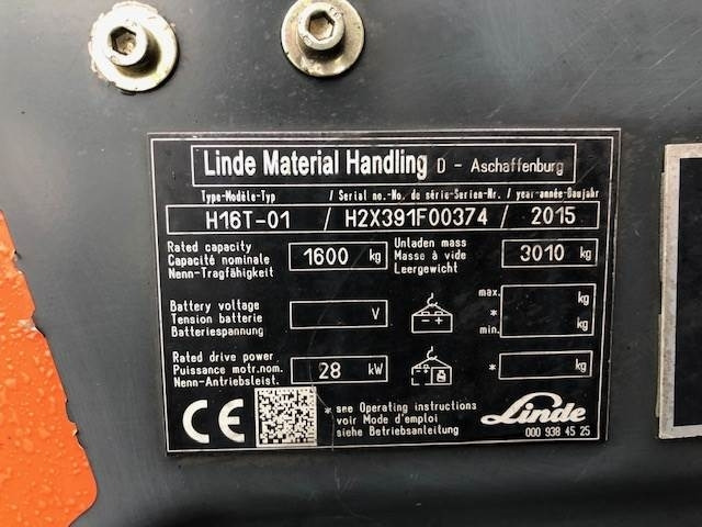 Linde H16T-01 - Dujinis krautuvas: foto 3 Linde H16T-01 - Dujinis krautuvas: foto 3