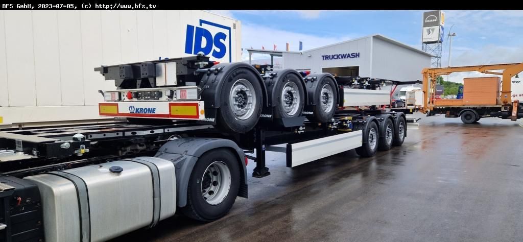 Krone Sattelauflieger Container Chassi SDC 27 eLTU5-2 Krone Sattelauflieger Container Chassi SDC 27 eLTU5-2 - Konteineris-vežimus/ Sukeisti kūną puspriekabė: foto 2 Krone Sattelauflieger Container Chassi SDC 27 eLTU5-2 Krone Sattelauflieger Container Chassi SDC 27 eLTU5-2 - Konteineris-vežimus/ Sukeisti kūną puspriekabė: foto 2