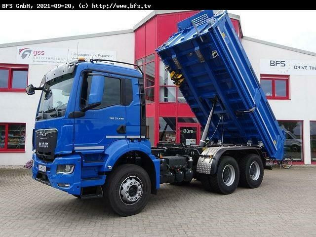 MAN TGS (TG3) 33.470 6x4 BB 3-Achsen, 3-Seiten Meill - Savivartis sunkvežimis: foto 2 MAN TGS (TG3) 33.470 6x4 BB 3-Achsen, 3-Seiten Meill - Savivartis sunkvežimis: foto 2