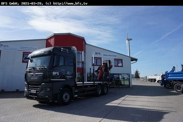 MAN TGX (TG3) 26.510 6x4 BL TG3, Plateau Aufbau - Miškovežis: foto 1 MAN TGX (TG3) 26.510 6x4 BL TG3, Plateau Aufbau - Miškovežis: foto 1