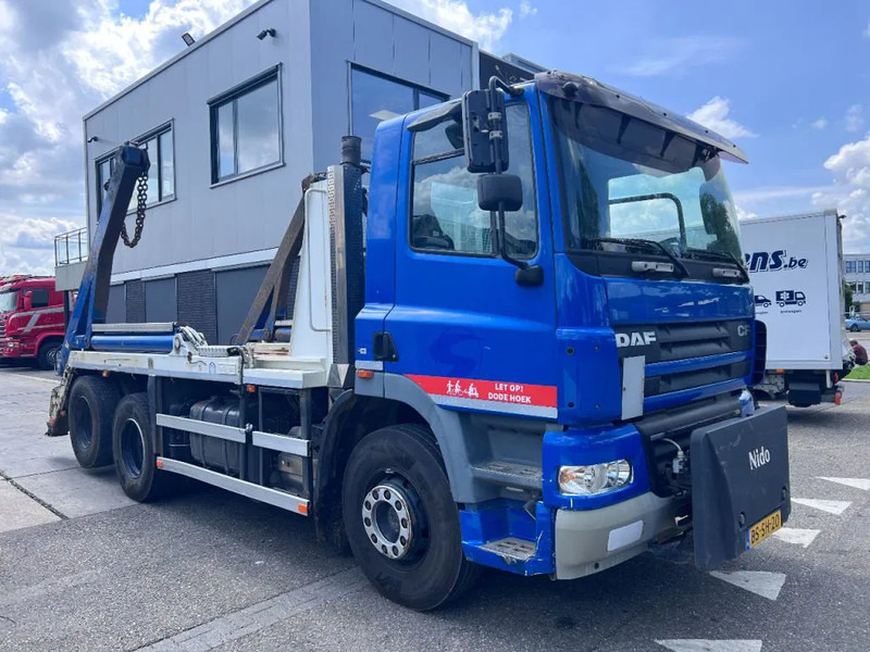 DAF CF 85.360 6X2 EURO 5 HYVA SKIPLOADER + NIDO - Nuožulnaus pakėlimo ant platformos sunkvežimis: foto 3 DAF CF 85.360 6X2 EURO 5 HYVA SKIPLOADER + NIDO - Nuožulnaus pakėlimo ant platformos sunkvežimis: foto 3