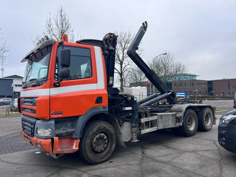 Hook-lift sunkvežimis, Sunkvežimis su kranu DAF CF 85.380 6X2 + MKG 141 A2 CRANE + 20 TON HOOKLIFT - EURO 3 - MANUAL GEAR - 10 TYRES: foto 9