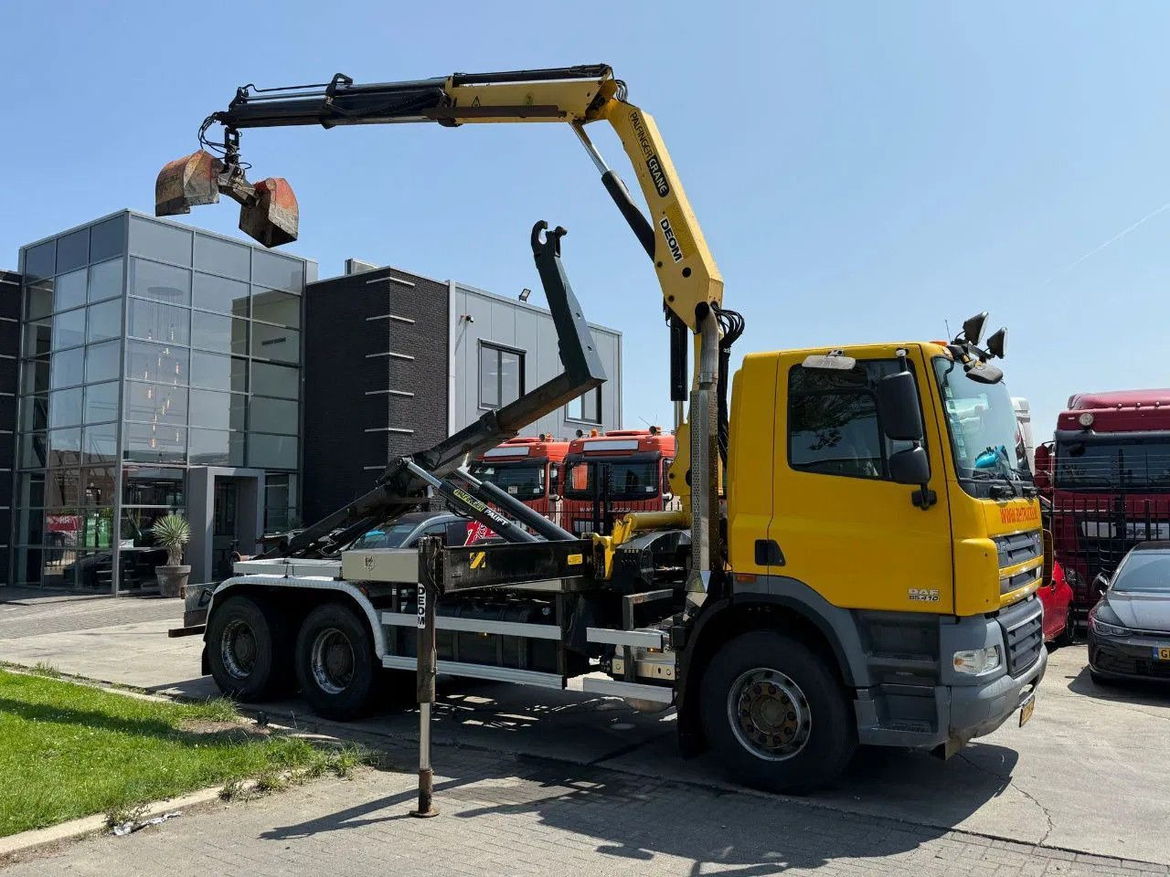 DAF CF 85.410 6X4 - EURO 5 + PALFINGER PK15500 + REM - Sunkvežimis su kranu: foto 3 DAF CF 85.410 6X4 - EURO 5 + PALFINGER PK15500 + REM - Sunkvežimis su kranu: foto 3