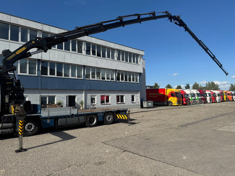 DAF CF 85.410 8X2 EURO 5 PALFINGER PK60002 + FLY JIB + REMOTE + TWISTLOCKS - Platforminis/ Bortinis sunkvežimis, Sunkvežimis su kranu: foto 3 DAF CF 85.410 8X2 EURO 5 PALFINGER PK60002 + FLY JIB + REMOTE + TWISTLOCKS - Platforminis/ Bortinis sunkvežimis, Sunkvežimis su kranu: foto 3