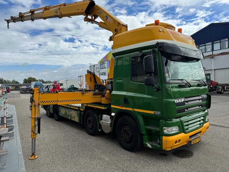 DAF CF 85.410 8X2 HIAB 422EP5 + REMOTE CONTROL - Platforminis/ Bortinis sunkvežimis, Sunkvežimis su kranu: foto 2 DAF CF 85.410 8X2 HIAB 422EP5 + REMOTE CONTROL - Platforminis/ Bortinis sunkvežimis, Sunkvežimis su kranu: foto 2