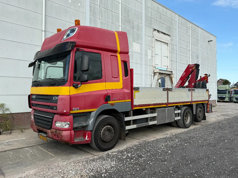 DAF CF 85.460 EEV 6X2 + FASSI F150 MET REMOTE CONTROL - Platforminis/ Bortinis sunkvežimis, Sunkvežimis su kranu: foto 1 DAF CF 85.460 EEV 6X2 + FASSI F150 MET REMOTE CONTROL - Platforminis/ Bortinis sunkvežimis, Sunkvežimis su kranu: foto 1