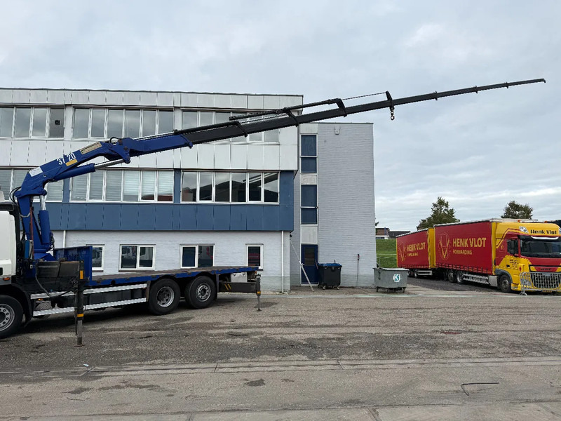 DAF CF 85 6X2 EURO 5 + HMF 37 TON/M + REMOTE CONTROL - Platforminis/ Bortinis sunkvežimis, Sunkvežimis su kranu: foto 4 DAF CF 85 6X2 EURO 5 + HMF 37 TON/M + REMOTE CONTROL - Platforminis/ Bortinis sunkvežimis, Sunkvežimis su kranu: foto 4