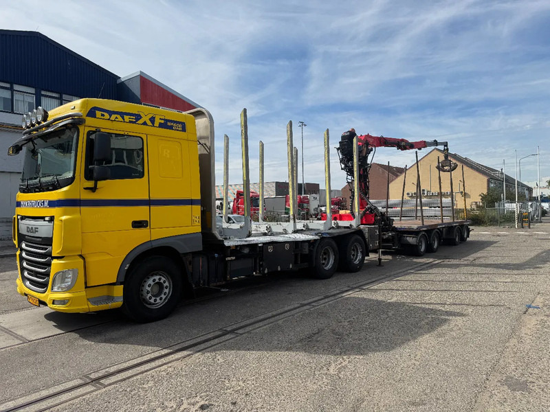 DAF XF 510 6X4 EURO 6 PALFINGER Q150Z + GRIJPER + KELBERG HANGER INTARDER - Platforminis/ Bortinis sunkvežimis, Sunkvežimis su kranu: foto 1 DAF XF 510 6X4 EURO 6 PALFINGER Q150Z + GRIJPER + KELBERG HANGER INTARDER - Platforminis/ Bortinis sunkvežimis, Sunkvežimis su kranu: foto 1