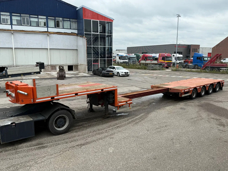 ES-GE 2 AXLE STEERING,, 5 M EXTENDABLE, TUV TILL 206-06-2026 - Žemo profilio platforma puspriekabė: foto 1 ES-GE 2 AXLE STEERING,, 5 M EXTENDABLE, TUV TILL 206-06-2026 - Žemo profilio platforma puspriekabė: foto 1