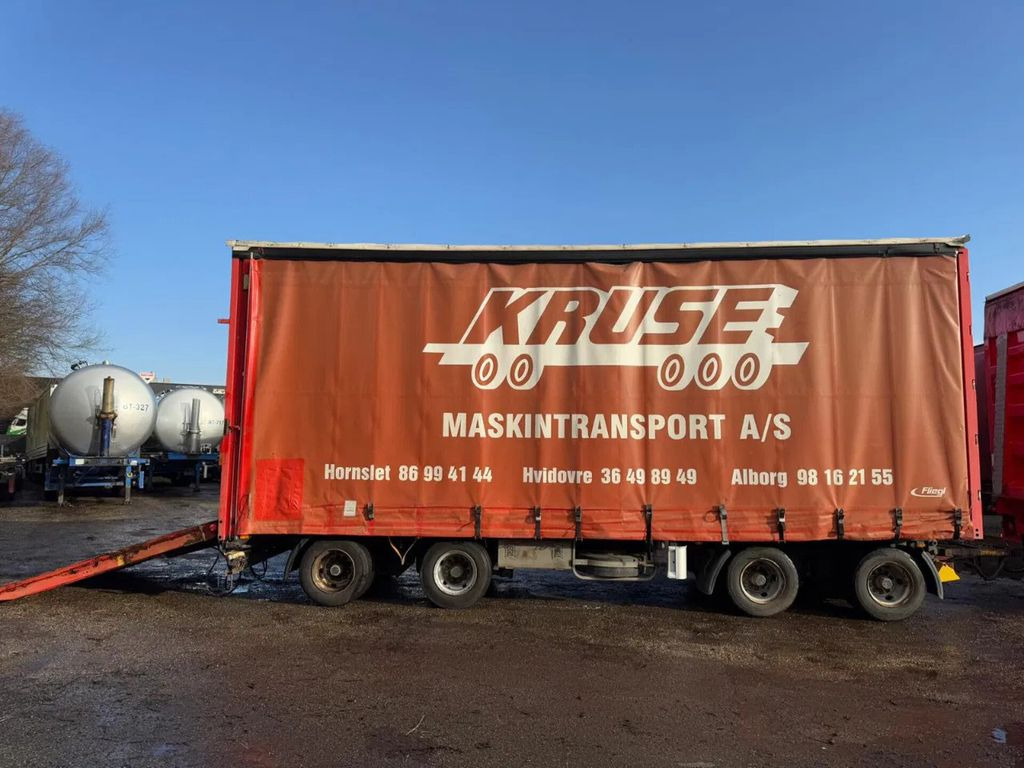 Fliegl VPS 320 HYDRAULIC RAMP 3,15 M 4X BPW AXLE UOPLYS - Tentinė priekaba: foto 5 Fliegl VPS 320 HYDRAULIC RAMP 3,15 M 4X BPW AXLE UOPLYS - Tentinė priekaba: foto 5
