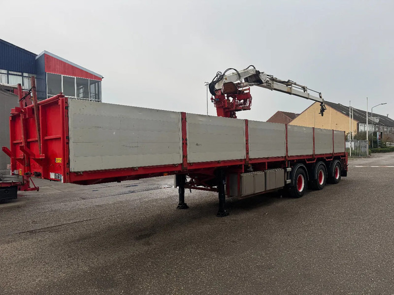 Floor FLO-17-30H + HIAB R-165-F1 - Platforminė/ Bortinė puspriekabė: foto 1 Floor FLO-17-30H + HIAB R-165-F1 - Platforminė/ Bortinė puspriekabė: foto 1