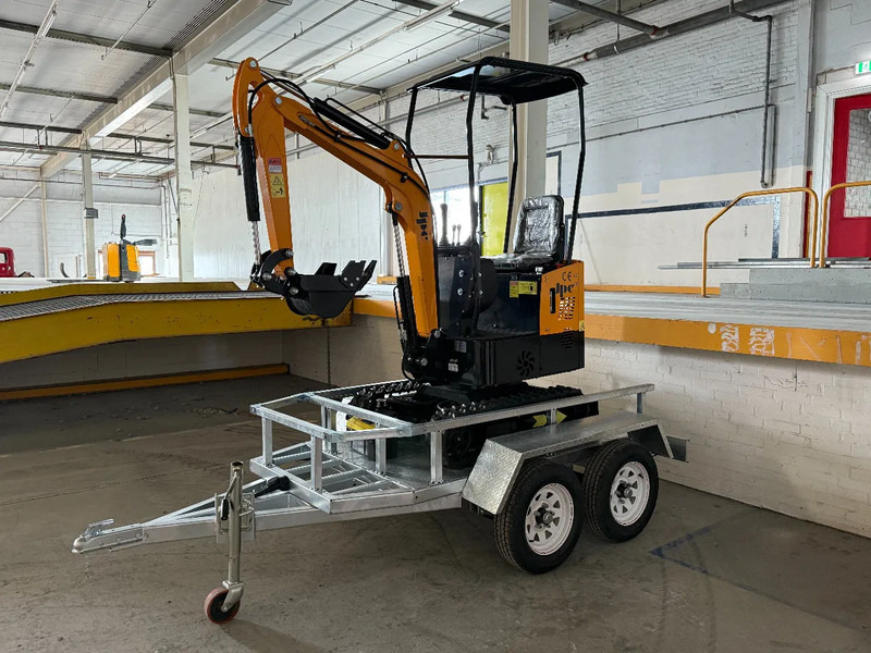 JPC HT12 + TRAILER - NEW AND UNUSED BOTH! - Mini ekskavatorius: foto 1 JPC HT12 + TRAILER - NEW AND UNUSED BOTH! - Mini ekskavatorius: foto 1