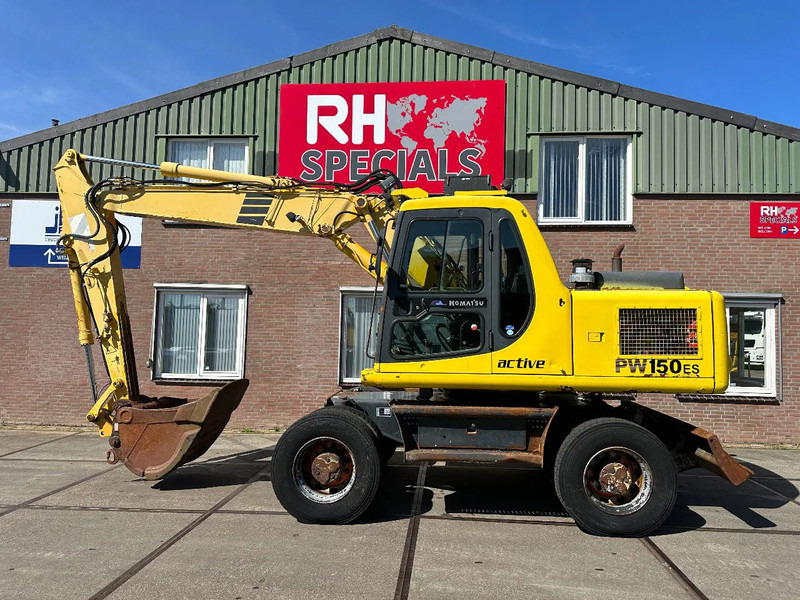 Komatsu PW150ES-6K CE - Ratinis ekskavatorius: foto 1 Komatsu PW150ES-6K CE - Ratinis ekskavatorius: foto 1