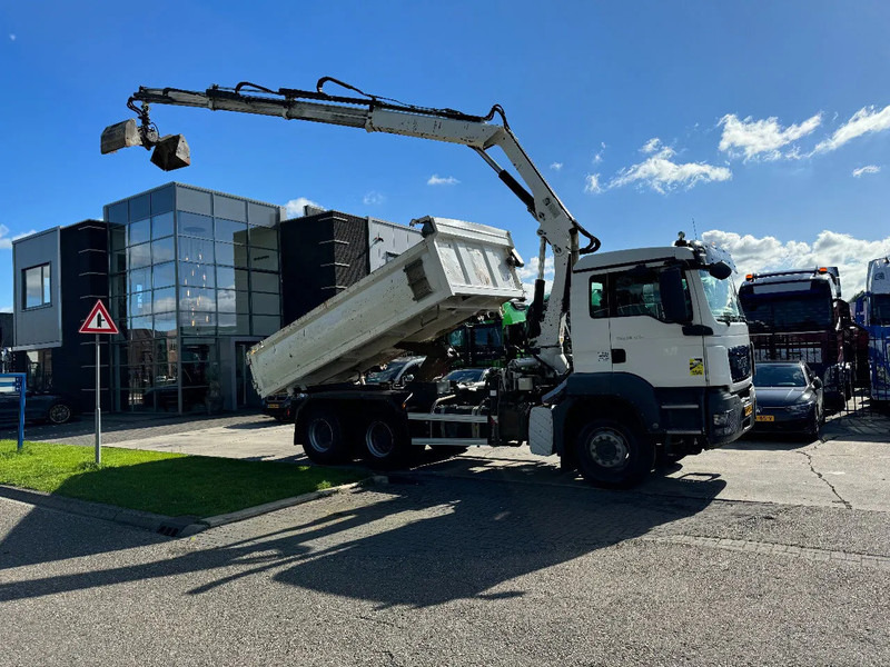 MAN TGS 26.400 6X4 HIAB 166D + REMOTE CONTROL + 2 WAYS KIPPER TÜV TILL 07-2025 - Sunkvežimis su kranu: foto 1 MAN TGS 26.400 6X4 HIAB 166D + REMOTE CONTROL + 2 WAYS KIPPER TÜV TILL 07-2025 - Sunkvežimis su kranu: foto 1