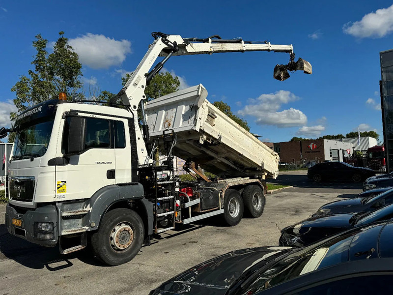 MAN TGS 26.400 6X4 HIAB 166D + REMOTE CONTROL + 2 WAYS KIPPER TÜV TILL 07-2025 - Sunkvežimis su kranu: foto 3 MAN TGS 26.400 6X4 HIAB 166D + REMOTE CONTROL + 2 WAYS KIPPER TÜV TILL 07-2025 - Sunkvežimis su kranu: foto 3