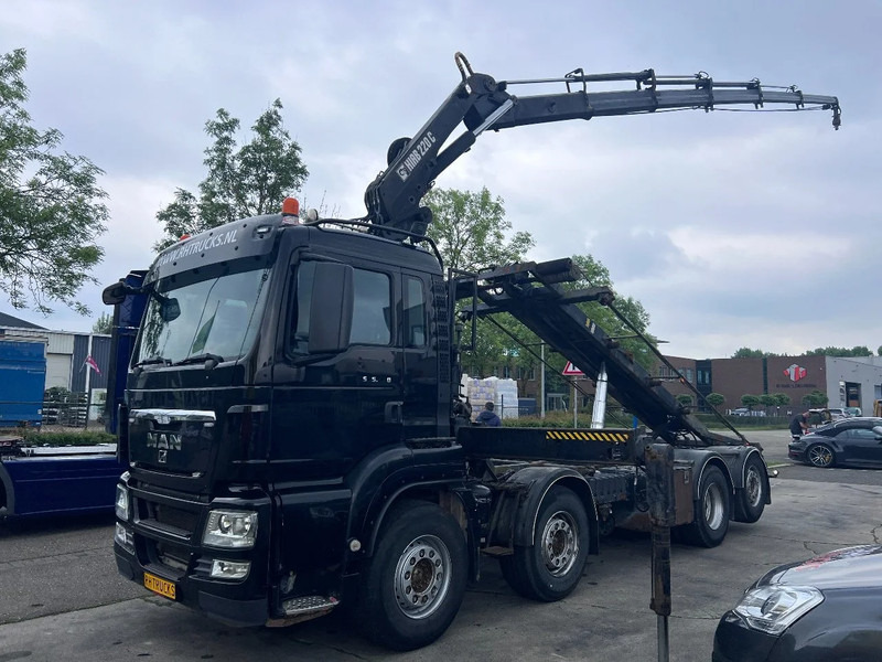 MAN TGS 35.440 8X2-4 + HIAB 220C-5 REMOTE + CABLE LIFT AUTOMATIC - Sunkvežimis su kranu: foto 2 MAN TGS 35.440 8X2-4 + HIAB 220C-5 REMOTE + CABLE LIFT AUTOMATIC - Sunkvežimis su kranu: foto 2