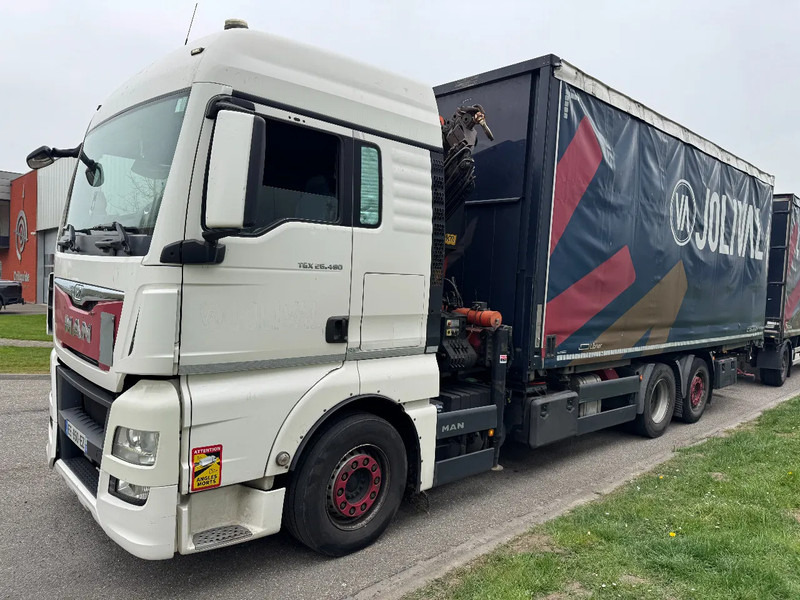 MAN TGX 26.480 6X2 - EURO 6 + PALFINGER PK20002 + REMOTE + LIFTING AXLE - Sunkvežimis su kranu: foto 4 MAN TGX 26.480 6X2 - EURO 6 + PALFINGER PK20002 + REMOTE + LIFTING AXLE - Sunkvežimis su kranu: foto 4
