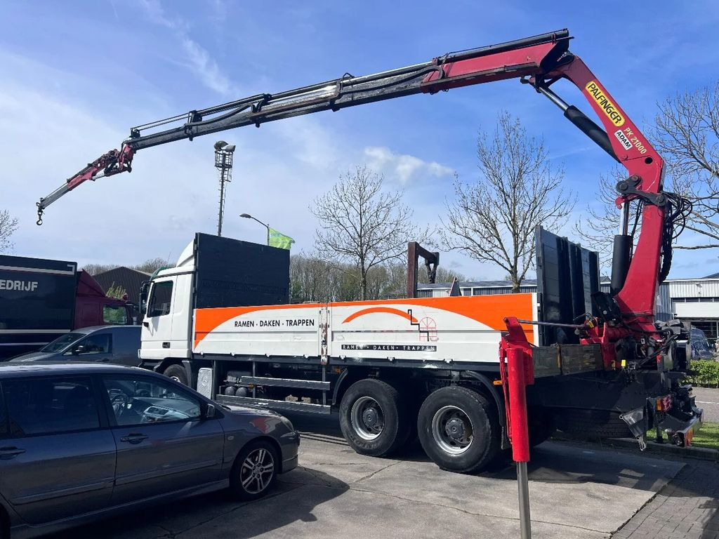 Mercedes-Benz Actros 2635 6X4 + PALFINGER PK21000 + JIB + REMO - Sunkvežimis su kranu, Platforminis/ Bortinis sunkvežimis: foto 4 Mercedes-Benz Actros 2635 6X4 + PALFINGER PK21000 + JIB + REMO - Sunkvežimis su kranu, Platforminis/ Bortinis sunkvežimis: foto 4