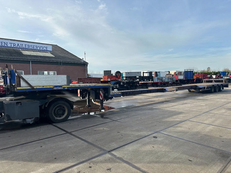Nooteboom MCO-48-03V/L, 3 AXLE STEERINGDUBBLE EXTENDABLE 2 X 5,5 METER - Žemo profilio platforma puspriekabė: foto 1 Nooteboom MCO-48-03V/L, 3 AXLE STEERINGDUBBLE EXTENDABLE 2 X 5,5 METER - Žemo profilio platforma puspriekabė: foto 1