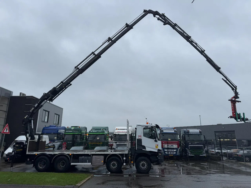 Renault C430 8X4 - EURO 6 + HIAB 288 E-5 + JIB 70X-4 + REMOTE + FULL STEEL SUSP. - Platforminis/ Bortinis sunkvežimis, Sunkvežimis su kranu: foto 2 Renault C430 8X4 - EURO 6 + HIAB 288 E-5 + JIB 70X-4 + REMOTE + FULL STEEL SUSP. - Platforminis/ Bortinis sunkvežimis, Sunkvežimis su kranu: foto 2
