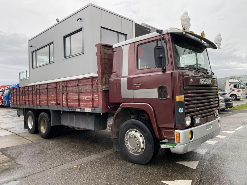 Scania LB141 V8 141 V8 - 6X2 - BOX 7,35 METER - Platforminis/ Bortinis sunkvežimis: foto 3 Scania LB141 V8 141 V8 - 6X2 - BOX 7,35 METER - Platforminis/ Bortinis sunkvežimis: foto 3