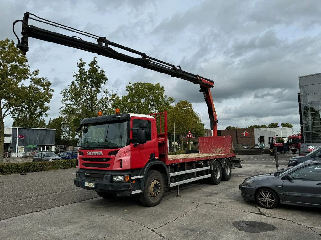 Scania P360 6X4 PALFINGER PK 20001-K + REMOTE CONTROL E - Platforminis/ Bortinis sunkvežimis, Sunkvežimis su kranu: foto 1 Scania P360 6X4 PALFINGER PK 20001-K + REMOTE CONTROL E - Platforminis/ Bortinis sunkvežimis, Sunkvežimis su kranu: foto 1