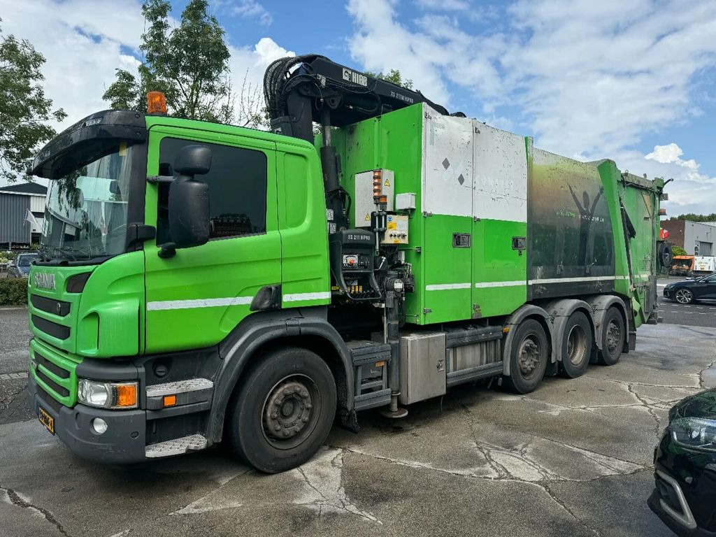 Scania P360 8X2 - HIAB 211BW-3 + FAUN VARIOPRESS - ONLY - Šiukšliavežis: foto 3 Scania P360 8X2 - HIAB 211BW-3 + FAUN VARIOPRESS - ONLY - Šiukšliavežis: foto 3