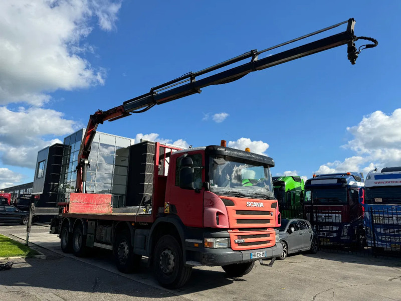 Scania P360 8X4 - EURO 5 + PALFINGER PK22002-EH + REMOTE - Platforminis/ Bortinis sunkvežimis, Sunkvežimis su kranu: foto 2 Scania P360 8X4 - EURO 5 + PALFINGER PK22002-EH + REMOTE - Platforminis/ Bortinis sunkvežimis, Sunkvežimis su kranu: foto 2