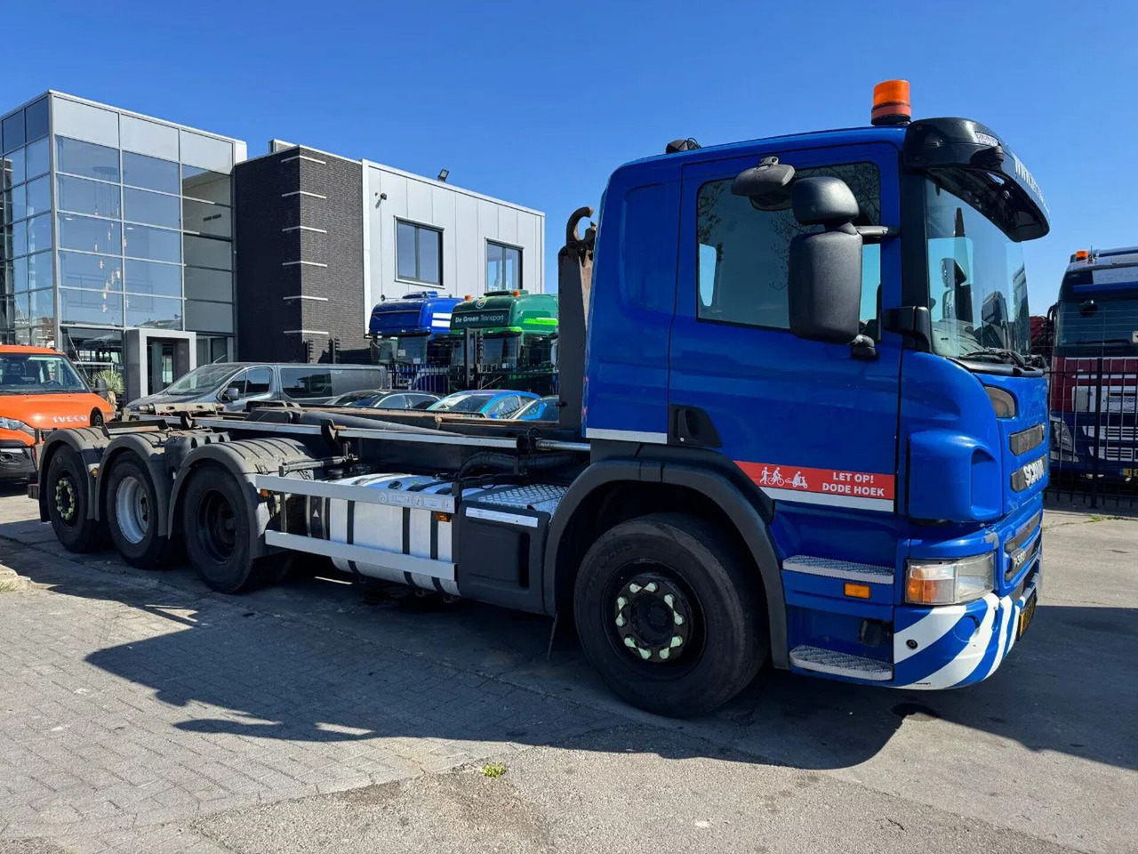 Scania P360 8X4 - EURO 5 + VDL 25T HOOK + TÜV 08-2025 - Hook-lift sunkvežimis: foto 3 Scania P360 8X4 - EURO 5 + VDL 25T HOOK + TÜV 08-2025 - Hook-lift sunkvežimis: foto 3