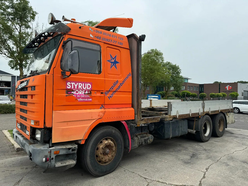 Scania R143-500 V8 6X4 + MANUAL GEARBOX - Platforminis/ Bortinis sunkvežimis: foto 1 Scania R143-500 V8 6X4 + MANUAL GEARBOX - Platforminis/ Bortinis sunkvežimis: foto 1