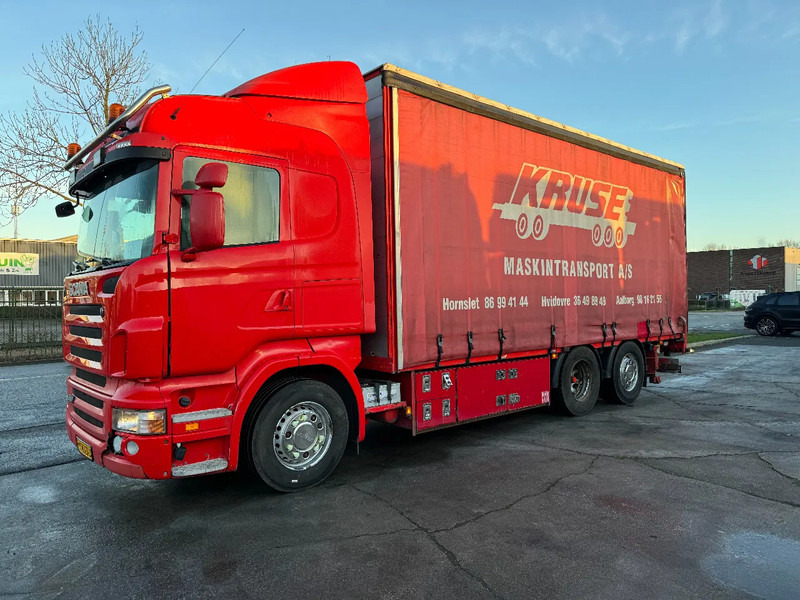 Scania R480 6X2 BIG LOAD LIFT DHOLLANDIA ONLY 550.769 KM - Tentinis sunkvežimis: foto 1 Scania R480 6X2 BIG LOAD LIFT DHOLLANDIA ONLY 550.769 KM - Tentinis sunkvežimis: foto 1