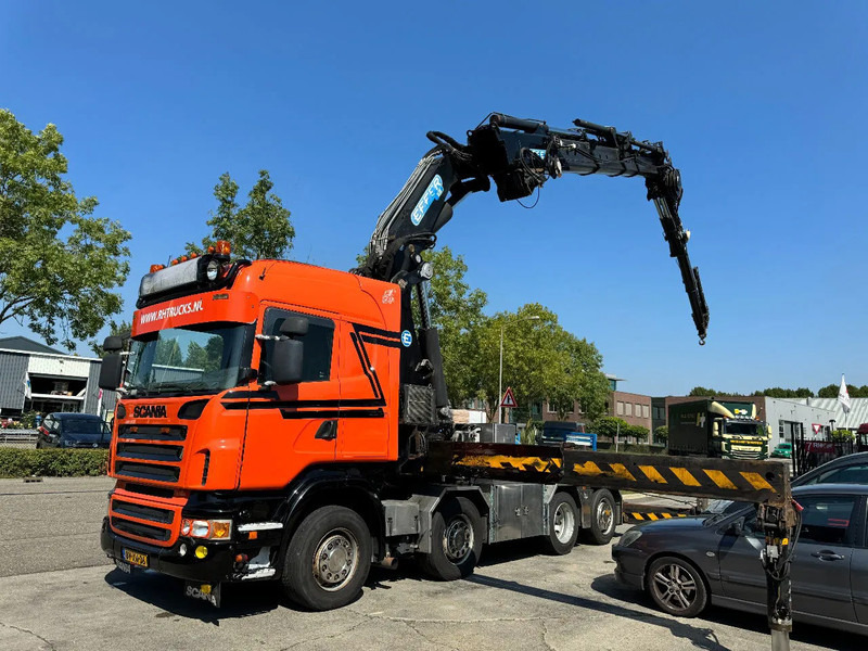 Scania R560 V8 8X2 + EFFER CRANE 1550 6S + FLYJIP 6XHYDR + REMOTE + WINCH - Sunkvežimis su kranu: foto 1 Scania R560 V8 8X2 + EFFER CRANE 1550 6S + FLYJIP 6XHYDR + REMOTE + WINCH - Sunkvežimis su kranu: foto 1