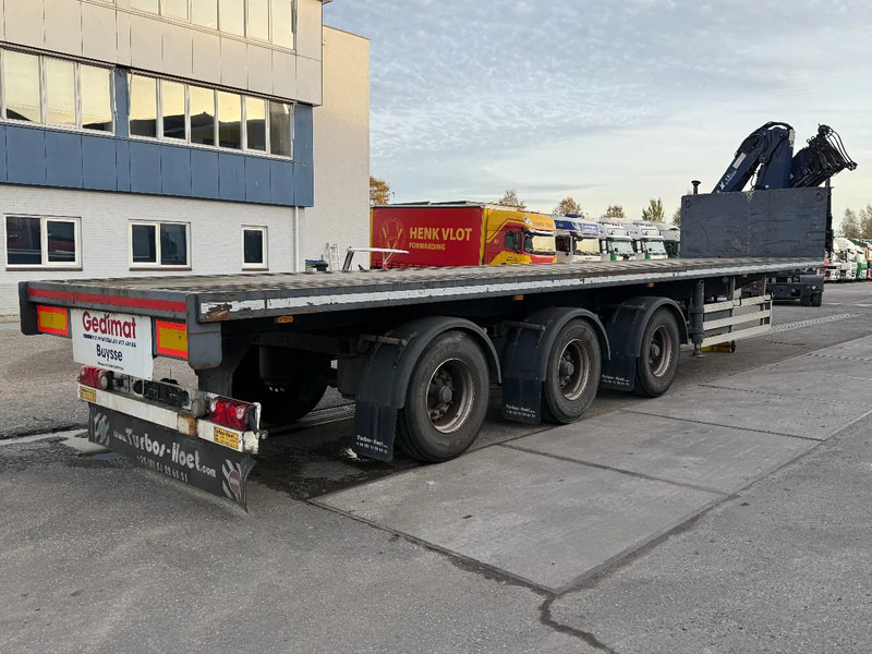 TURBO'S HOET 3 AXLE + AMCO-VEBA V929 6S CRANE + REMOTE - Platforminė/ Bortinė puspriekabė: foto 3 TURBO'S HOET 3 AXLE + AMCO-VEBA V929 6S CRANE + REMOTE - Platforminė/ Bortinė puspriekabė: foto 3
