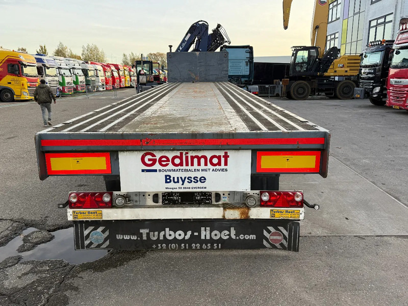 TURBO'S HOET 3 AXLE + AMCO-VEBA V929 6S CRANE + REMOTE - Platforminė/ Bortinė puspriekabė: foto 4 TURBO'S HOET 3 AXLE + AMCO-VEBA V929 6S CRANE + REMOTE - Platforminė/ Bortinė puspriekabė: foto 4
