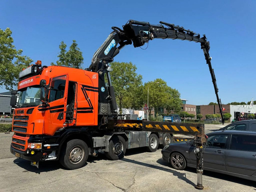 Scania R560 V8 8X2 + EFFER CRANE 1550 6S + FLYJIP 6XHYD - Vilkikas: foto 1 Scania R560 V8 8X2 + EFFER CRANE 1550 6S + FLYJIP 6XHYD - Vilkikas: foto 1