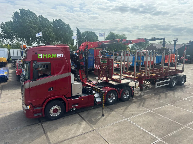 Scania S650 V8, EPSILON S290 Z 96. DOLL TRAILER 2 AXLE FORCED STEERING, 4,5 M EXTENDABLE, APK 04-2026 - Vilkikas: foto 1 Scania S650 V8, EPSILON S290 Z 96. DOLL TRAILER 2 AXLE FORCED STEERING, 4,5 M EXTENDABLE, APK 04-2026 - Vilkikas: foto 1
